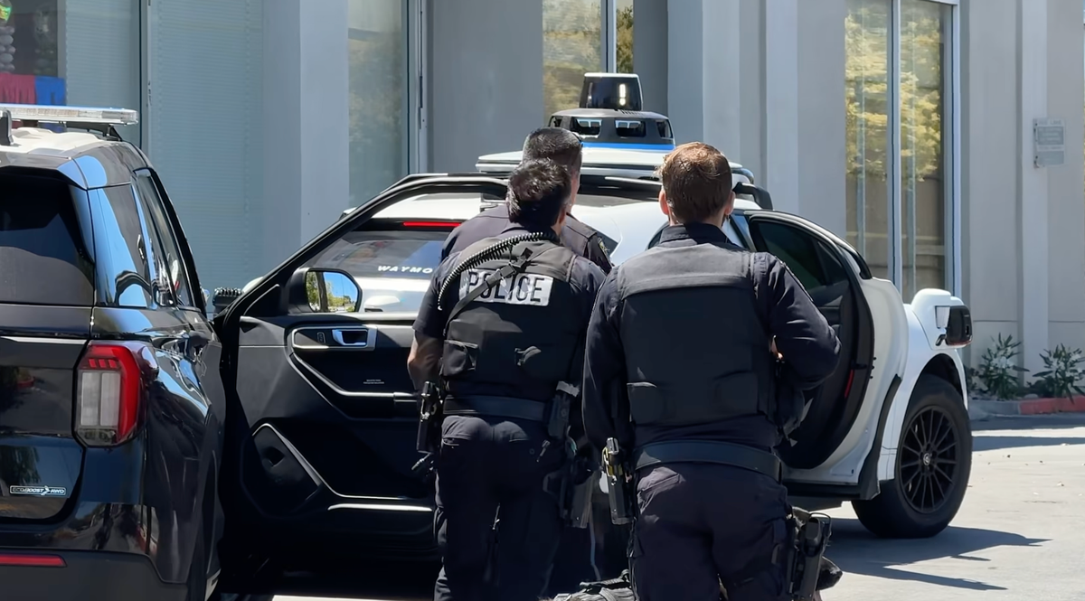 San Mateo police say Waymo reported teens in robotaxi with bead gun