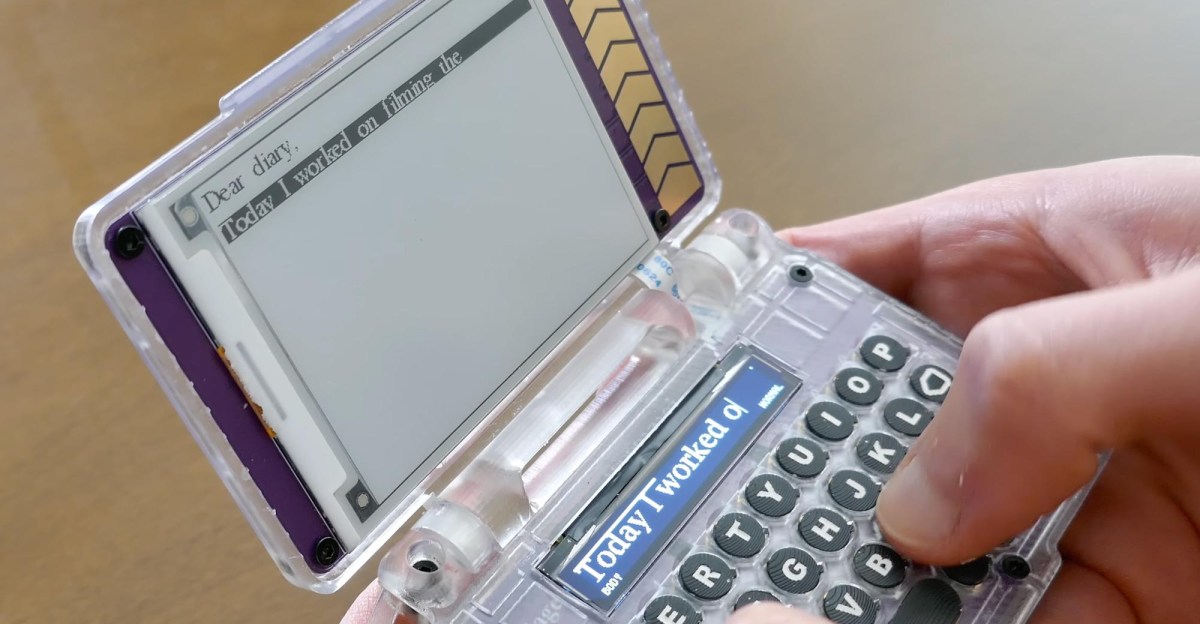 PocketMage puts an e-paper PDA on Crowd Supply
