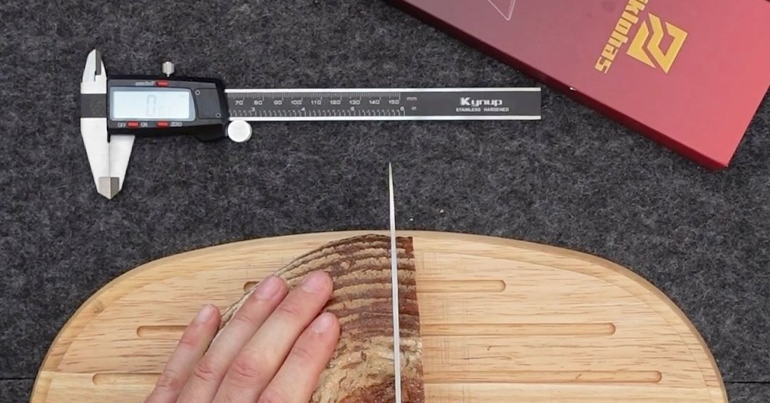Germanbreadcutter turns breakfast slicing into a precision sport