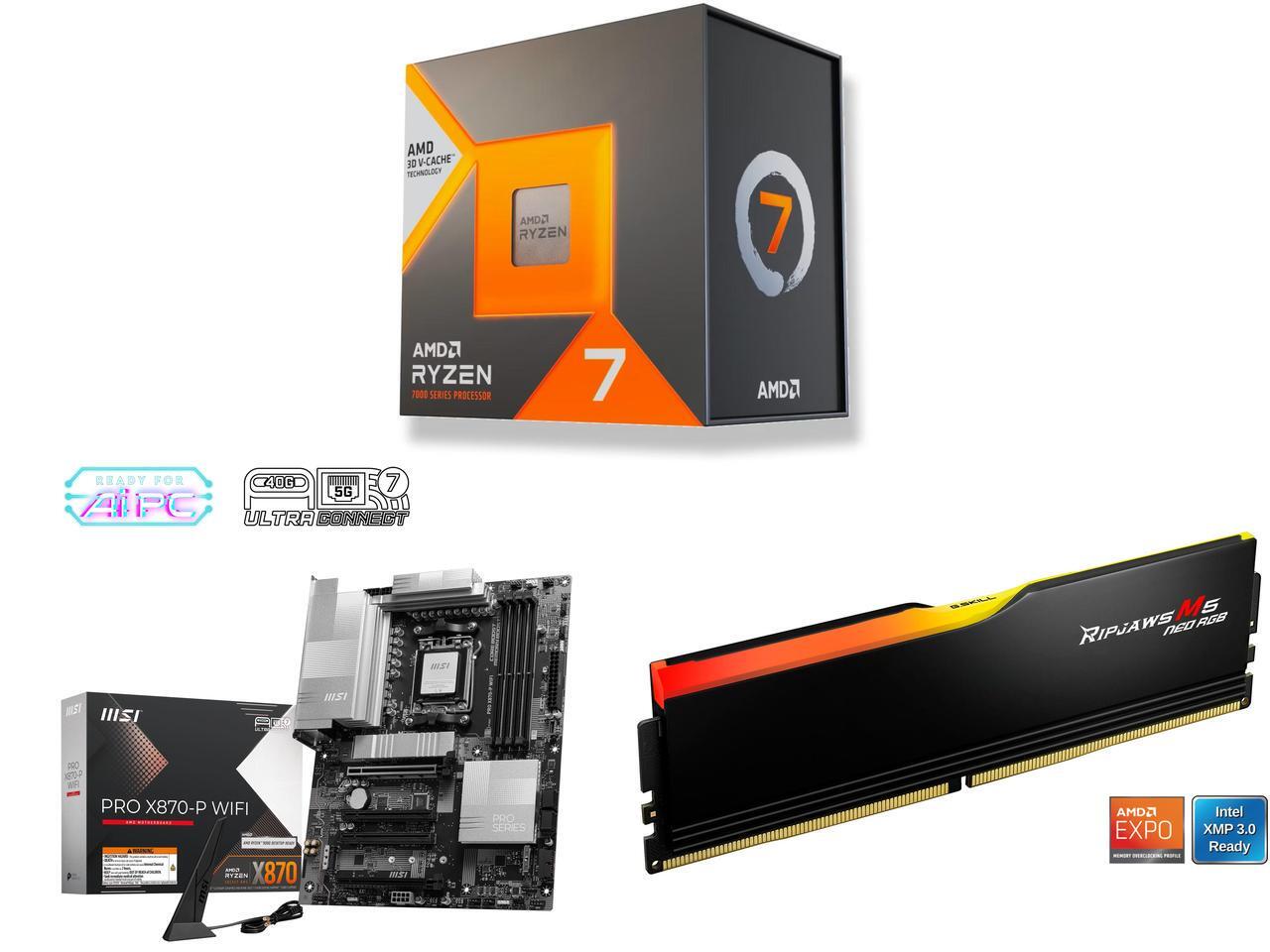 Ryzen 7 7700X3D bundle at Newegg drops AM5 build price to $588