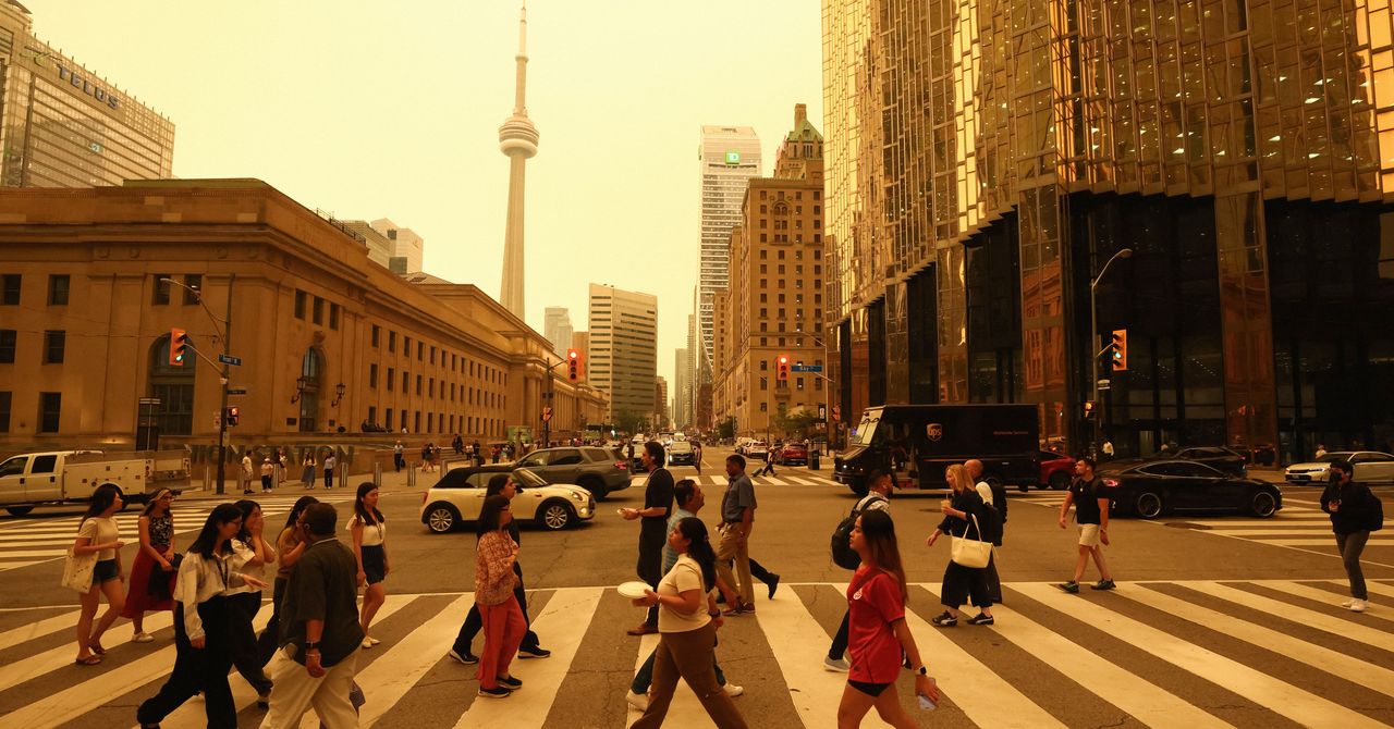 Canadian wildfire smoke pushes Northeast air into unhealthy range