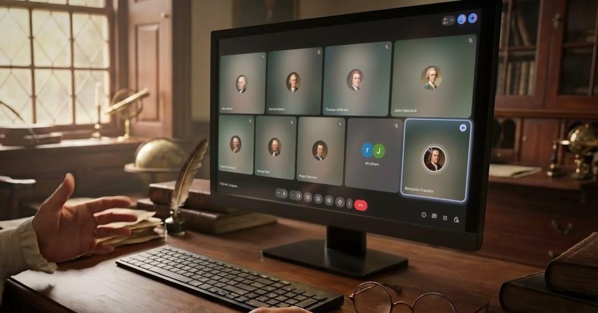 Google Workspace ad drafts the Declaration with Gemini
