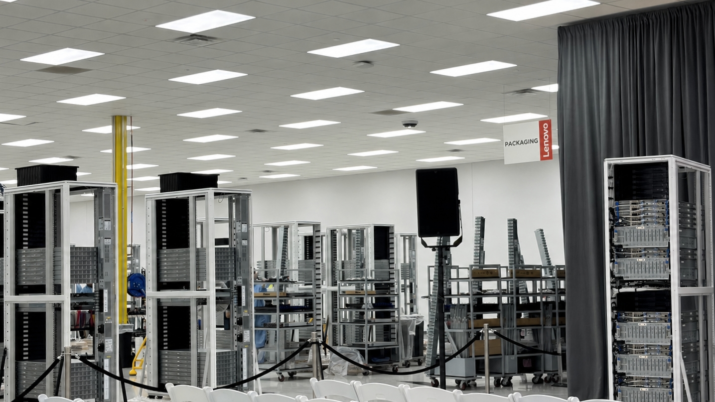 Lenovo Whitsett AI servers expansion doubles North Carolina plant