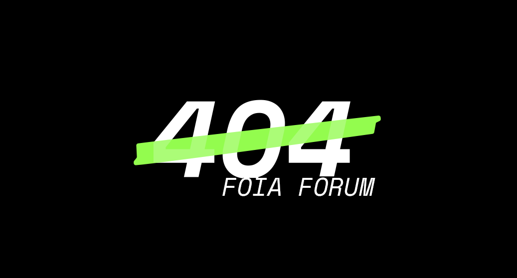 404 Media schedules FOIA training forum for July 30