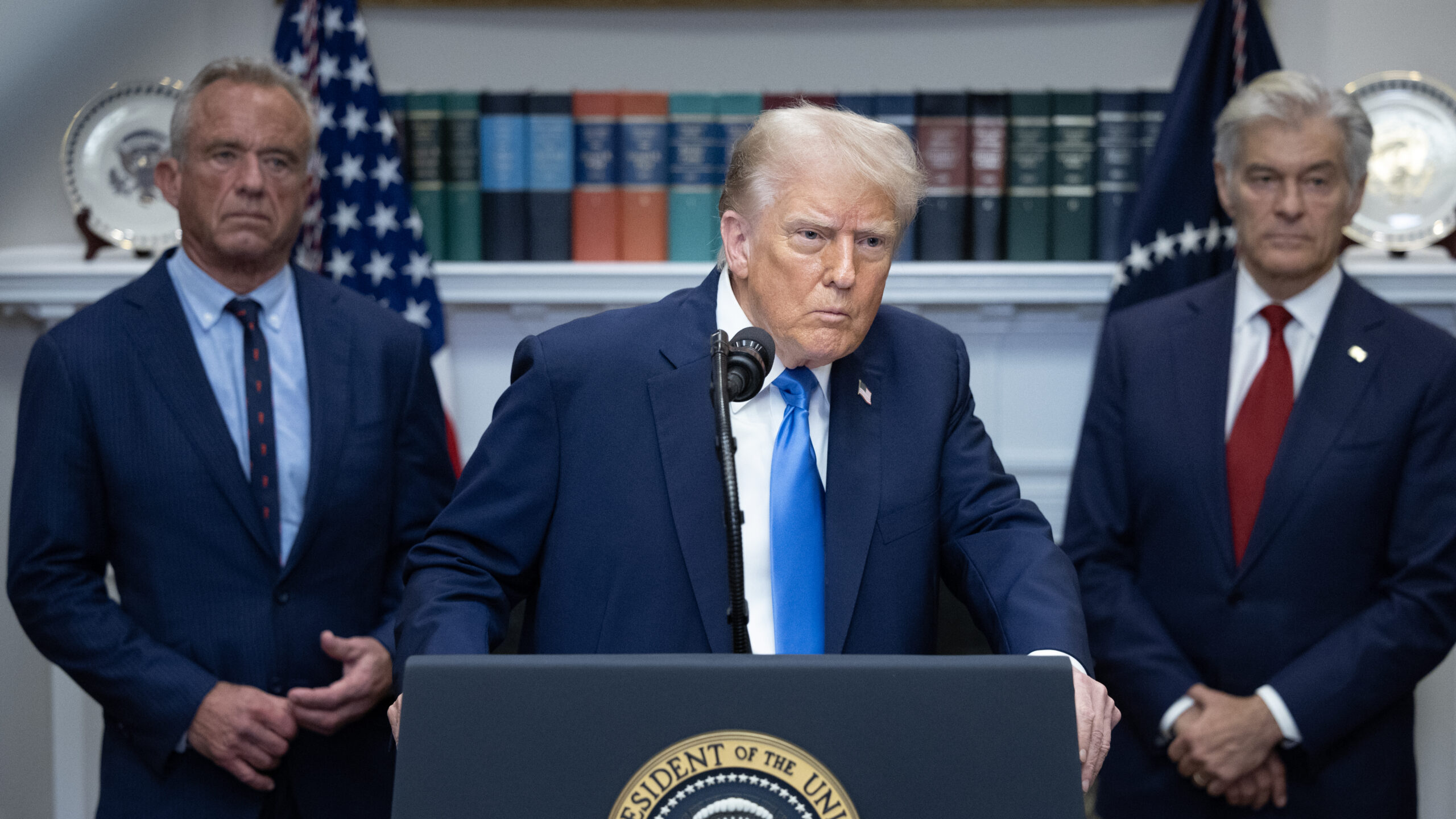 White House vaccine autism order remains a reported, unfinished proposal