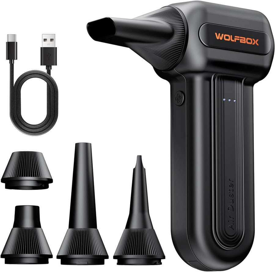 Wolfbox MF60 air duster deal brings Amazon price to $30.39