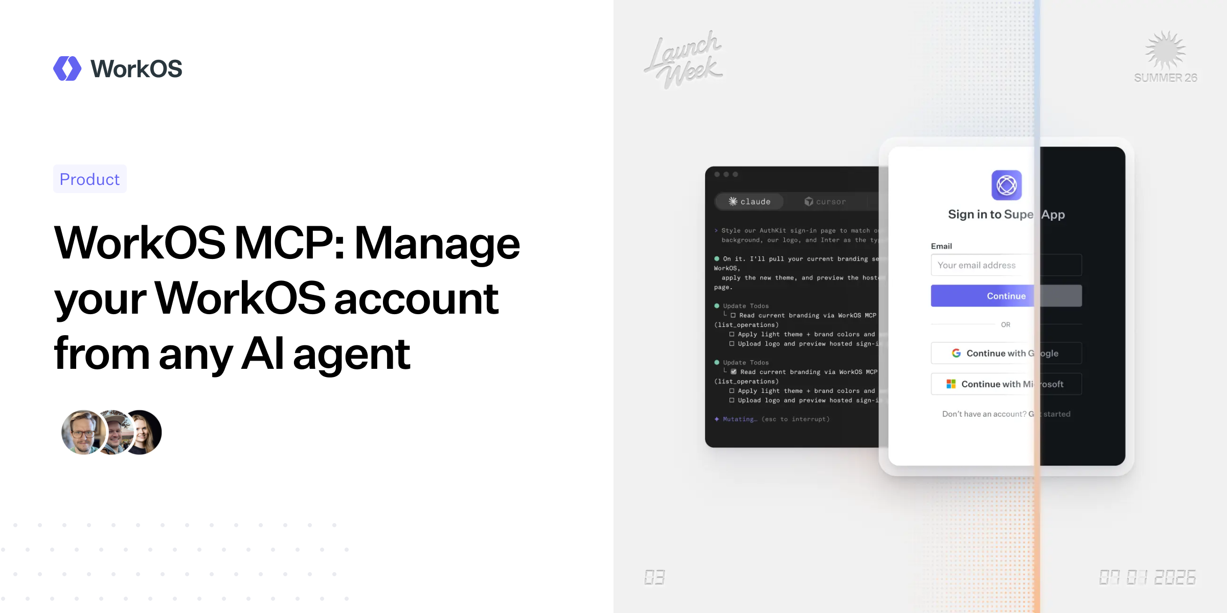 WorkOS MCP server lets AI agents manage dashboard tasks
