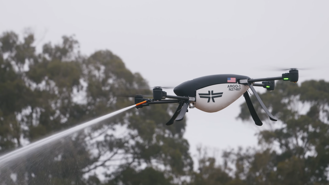 Fire agencies test drones for faster attacks on small wildfires