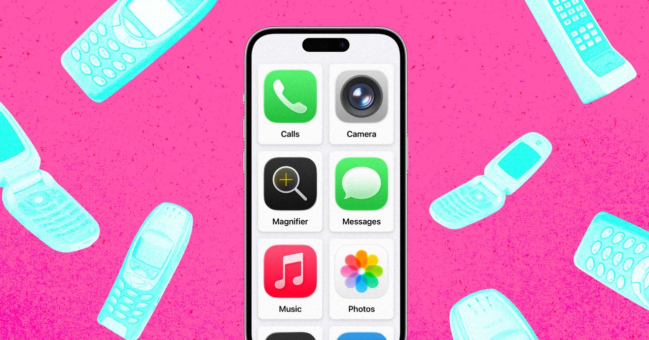 Apple’s Assistive Access can make an iPhone a six-app kid phone