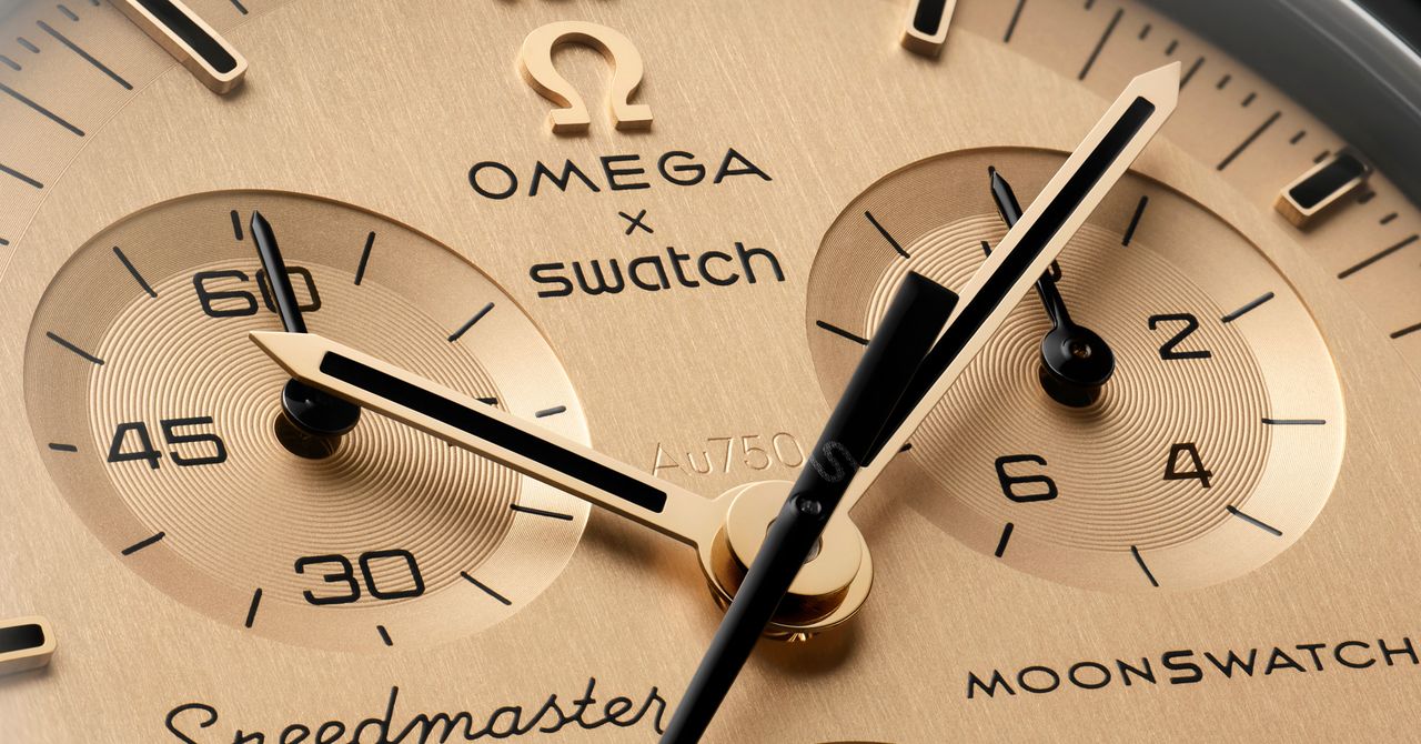 Swatch puts its gold MoonSwatch behind an online application gate