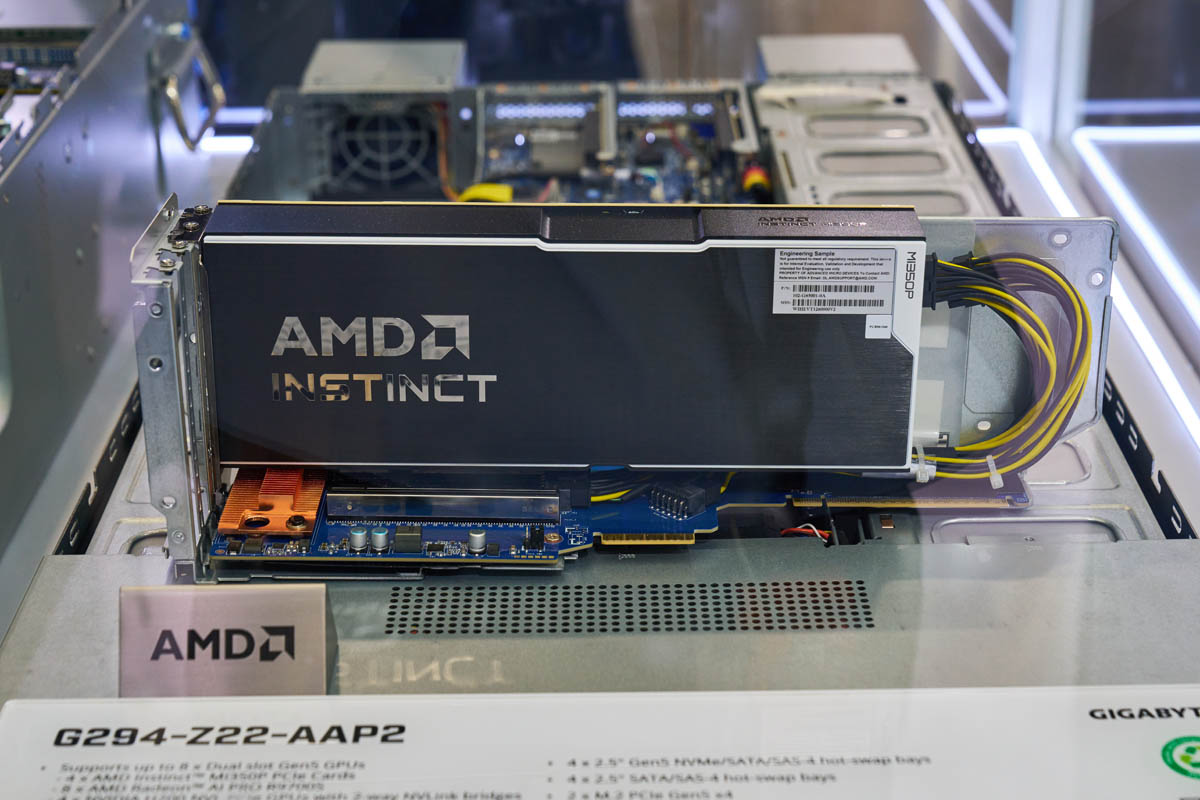 AMD’s MI350P PCIe accelerator is showing up in AI servers