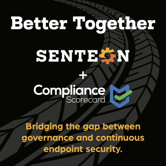 Senteon, Compliance Scorecard link endpoint data to GRC workflows
